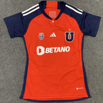 23-24 Universidad De Chile Away Women Soccer Jersey (女)