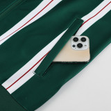 23-24 Man Utd Green Jacket Tracksuit #08