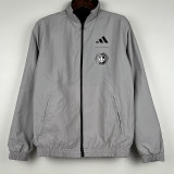 23-24 Montreal Black & Grey Double Sided Windbreaker (双面风衣)