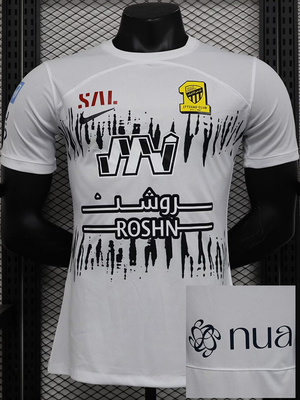 23-24 Ittihad Club Away Player Version Soccer Jersey (新广告)