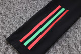 23-24 Man Utd Black Half Pull Tracksuit (半拉链)