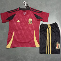 24-25 Belgium Home Kids Soccer Jersey