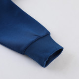 23-24 Man City Royal Blue Jacket Tracksuit #05
