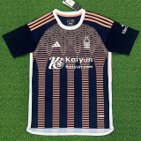 23-24 Nottingham Forest Third Fans Soccer Jersey (带广告)