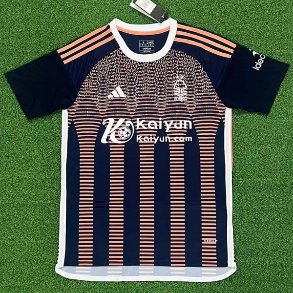 23-24 Nottingham Forest Third Fans Soccer Jersey (带广告)