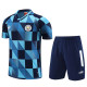 23-24 Man City Blue Training Short Suit