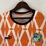 23-24 Ivory coast Orange Special Edition Fans Soccer Jersey
