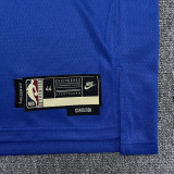 Warriors THOMPSON #11 Blue 75th Anniversary Retro NBA Jersey