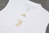 23-24 JUV Casual Classic White Tank top and shorts suit