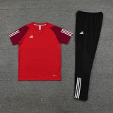 2023 AD03 Red Short-sleeved Trouser Suit