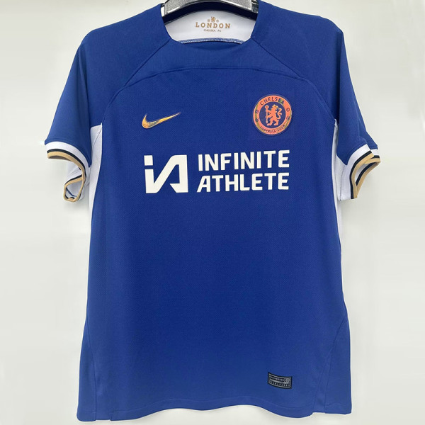23-24 CHE Home 1:1 Fans Soccer Jersey (胸前带广告)