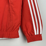 23-24 Dallas Red & White Double Sided Windbreaker (双面风衣)