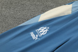 23-24 Marseille Blue Hoodie Jacket Tracksuit