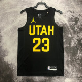 22-23 JAZZ MARKKANEN #23 Black Top Quality Hot Pressing NBA Jersey (Trapeze Edition)