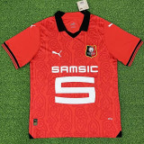 23-24 Stade Rennais Home Fans Soccer Jersey