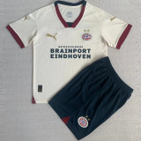 23-24 PSV Away Kids Soccer Jersey
