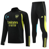 23-24 ARS Black Yellow Half Pull Tracksuit (半拉链)黄蓝边