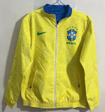 2023 Brazil Yellow & Blue Double Sided Windbreaker (双面风衣)