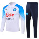 23-24 Napoli White Half Pull Tracksuit (半拉链)