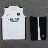 23-24 PSG White Tank top and shorts suit