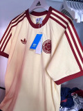 2024 Colombia Yellow Casual Retro EditionT-Shirts (Pure Cotton)