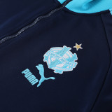 23-24 Marseille Dark Blue Jacket Tracksuit #02