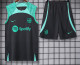 23-24 BAR Green-Black Tank top and shorts suit
