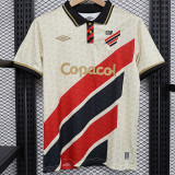 2023 Athletico Paranaense Cream Color Polo Short Sleeve