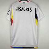23-24 Benfica White Fans Soccer Jersey