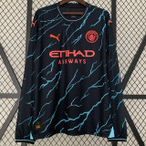 23-24 Man City Third Long Sleeve Soccer Jersey (长袖)