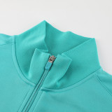 23-24 Brazil Lake Green Jacket Tracksuit #01
