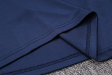 2023 AD Royal Blue Kids Half Pull Tracksuit #2329 (童装) (半拉链)