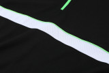 2023 NK Black Green Half Pull Sweater Tracksuit (半拉链) #NB03 Lh