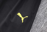 23-24 Marseille Black Kids Half Pull Tracksuit (童装) (半拉链)