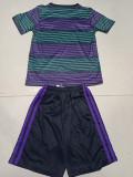 23-24 RMA Green Purple Kids Training Soccer Jersey