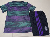 23-24 RMA Green Purple Kids Training Soccer Jersey