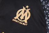 23-24 Marseille Black Half Pull Tracksuit #B735(半拉链)(金标)
