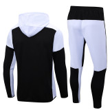 23-24 AD Black White Hoodie Jacket Tracksuit #C2306