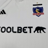 23-24 Colo-Colo Home Fans Soccer Jersey (Print ASS..RD,DGO )