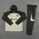 23-24 BAR Beige Yellow Hoodie Jacket Tracksuit