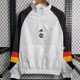 23-24 Flamengo White Black Windbreaker (红边）