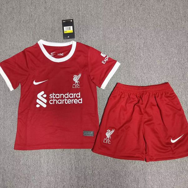 23-24 LIV Home Kids Soccer Jersey