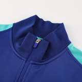 23-24 Brazil Blue Jacket Tracksuit #01