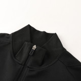 23-24 Man Utd Black Jacket Tracksuit #05