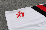 23-24 Flamengo Casual Classic White Training Short Suit