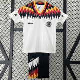 1994 Germany Home Kids Retro Soccer Jersey