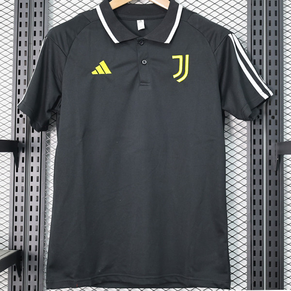 23-24 JUV Black Polo Short Sleeve (黄标)