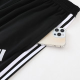 2023 AD05 Black Short-sleeved Trouser Suit