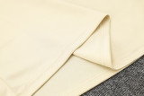 23-24 PSG Jordan Beige Half Pull Tracksuit #B783(半拉链)