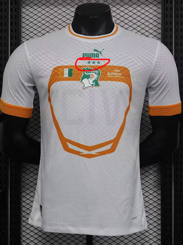 22-23 Ivory Coast Away 3 Star Player Version Soccer Jersey (带三星)